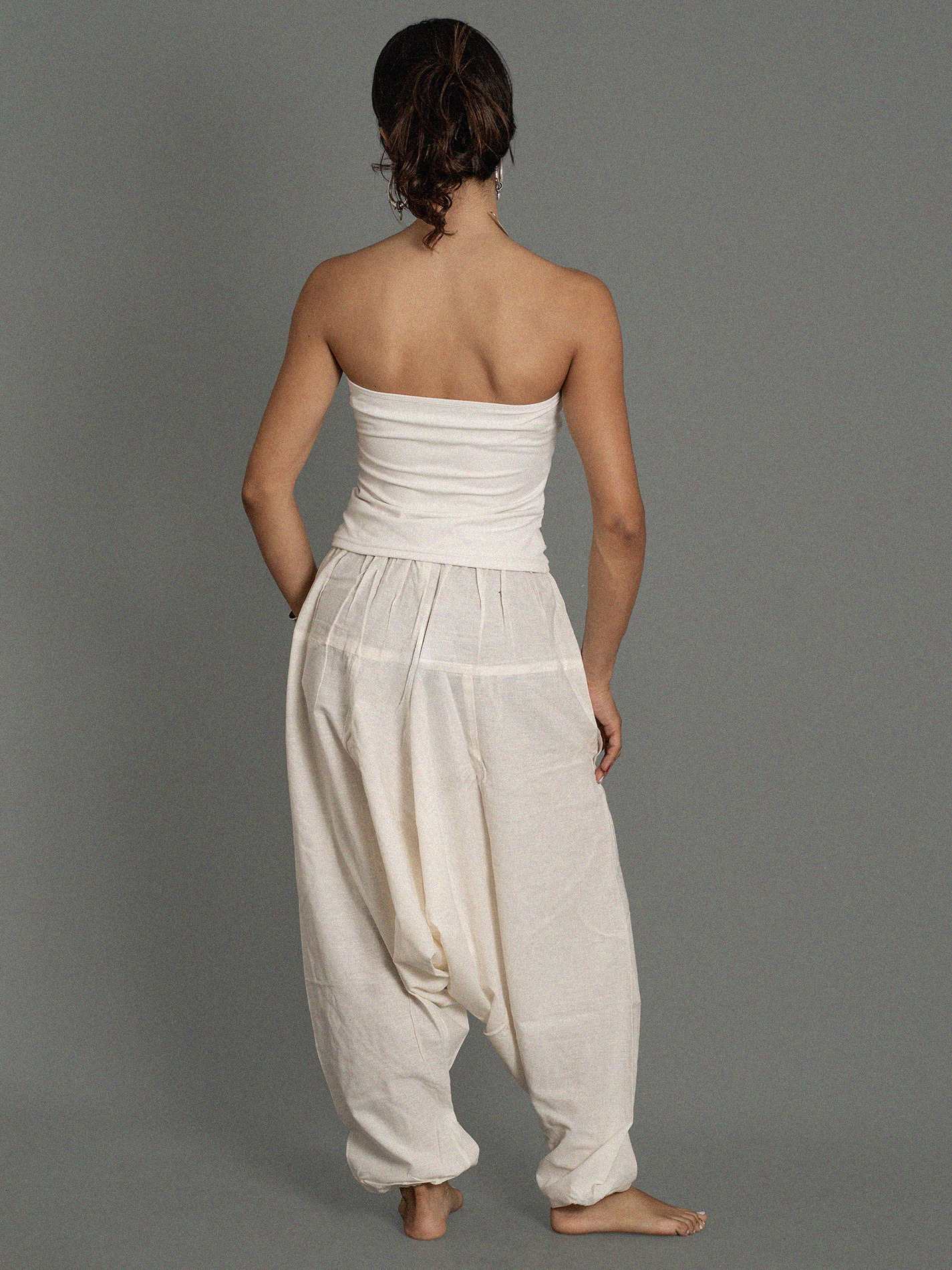 Pantalone afgano UNISEX bianco - Catania