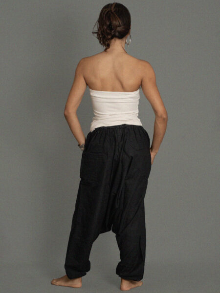 Pantalone afgano UNISEX nero - Catania (2)