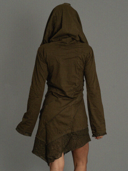 Jaipur - Maglia Etnica Asimmetrica Verde (2)