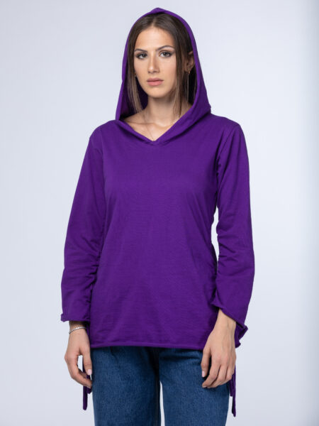 Poonam - Felpa Etnica Viola