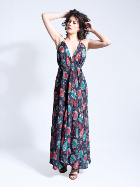 Abito Lungo DELHI Buddha Edition – Nero