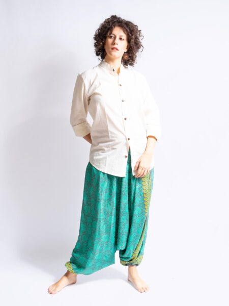 Pantalone afgano verde acqua – Goa