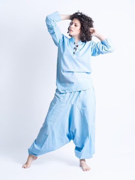 Pantalone afgano UNISEX azzurro – Catania