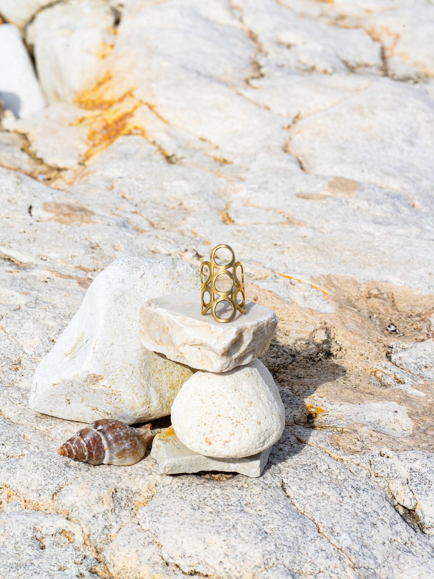 Anello Indiano in Ottone - Cerchi