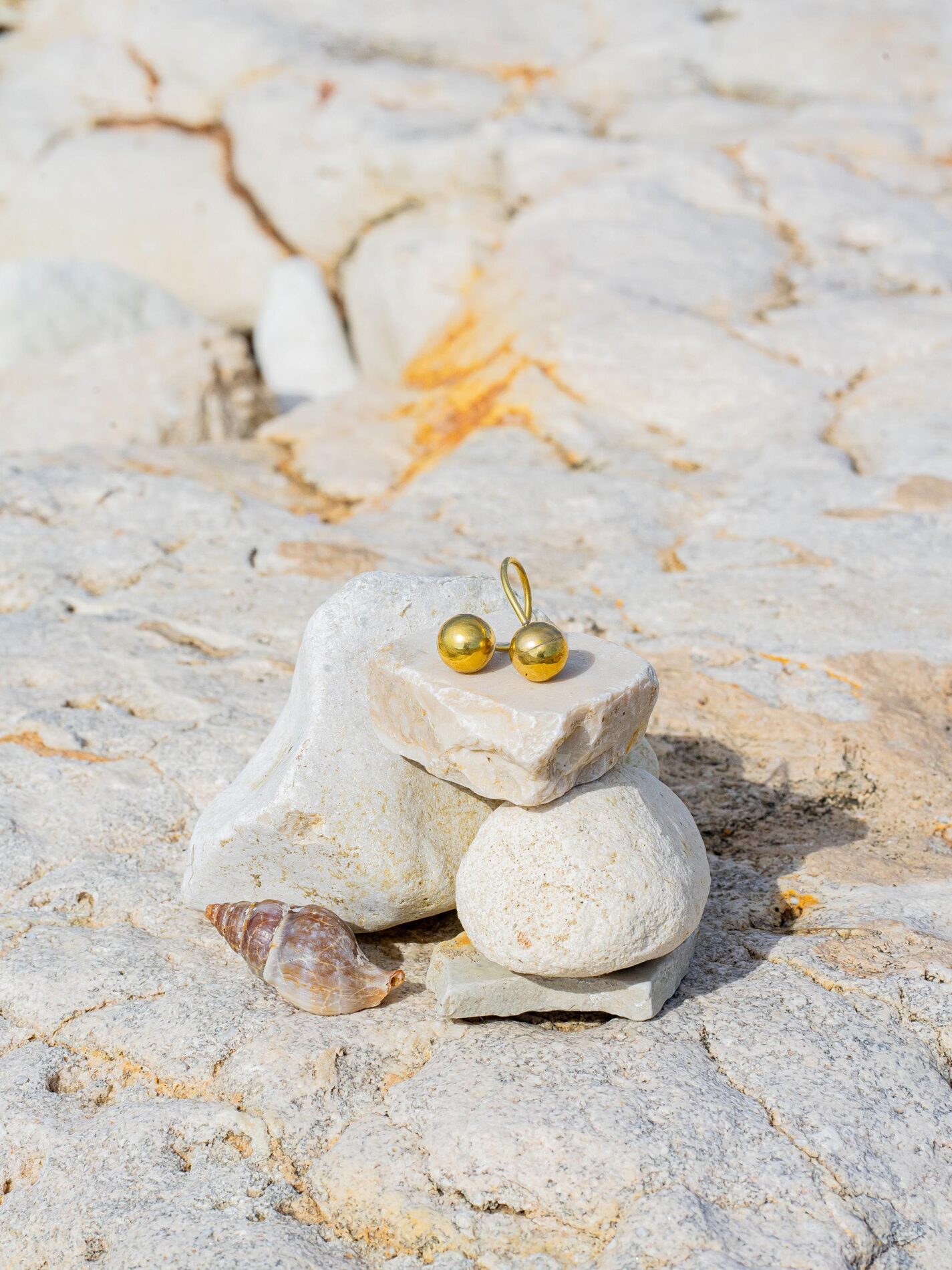 Anello Indiano in Ottone - Sfere