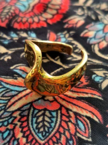 Anello Indiano in Ottone - Onda