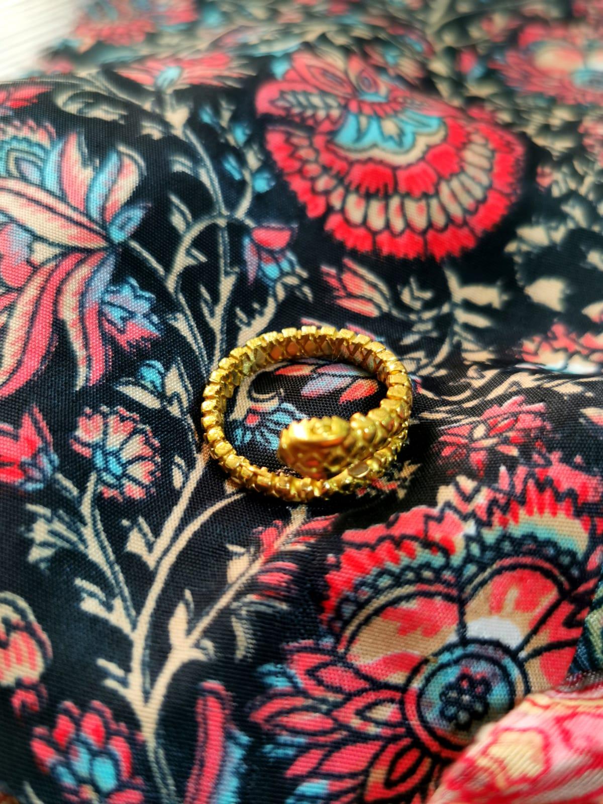 Anello Indiano in Ottone - Serpente