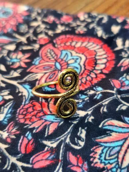 Anello Indiano in Ottone - Spirale