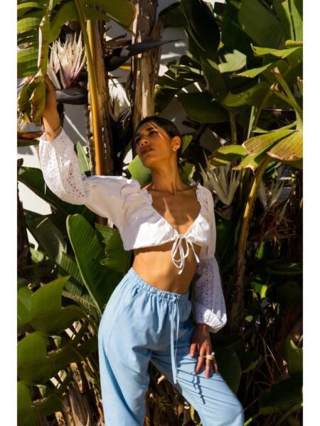 Pantalone etnico UNISEX azzurro – Donna - Gela