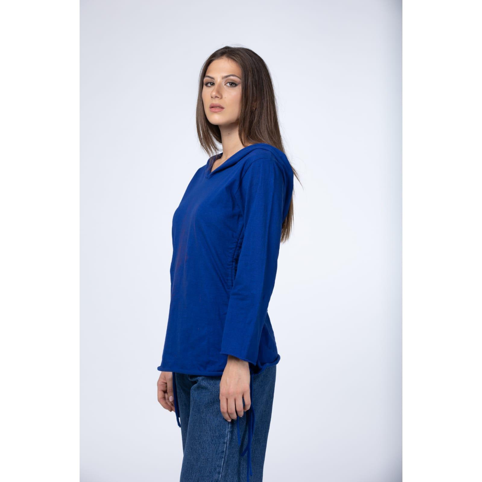 Poonam - Felpa Etnica Blu