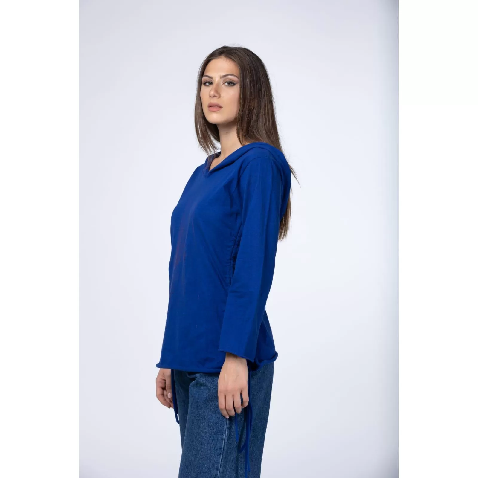 Poonam - Felpa Etnica Blu