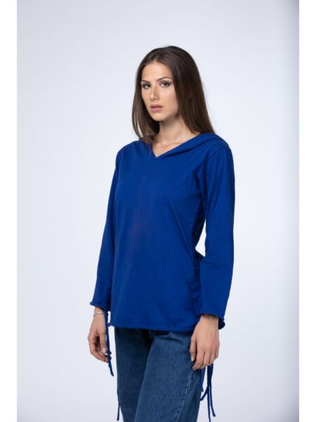 Poonam - Felpa Etnica Blu