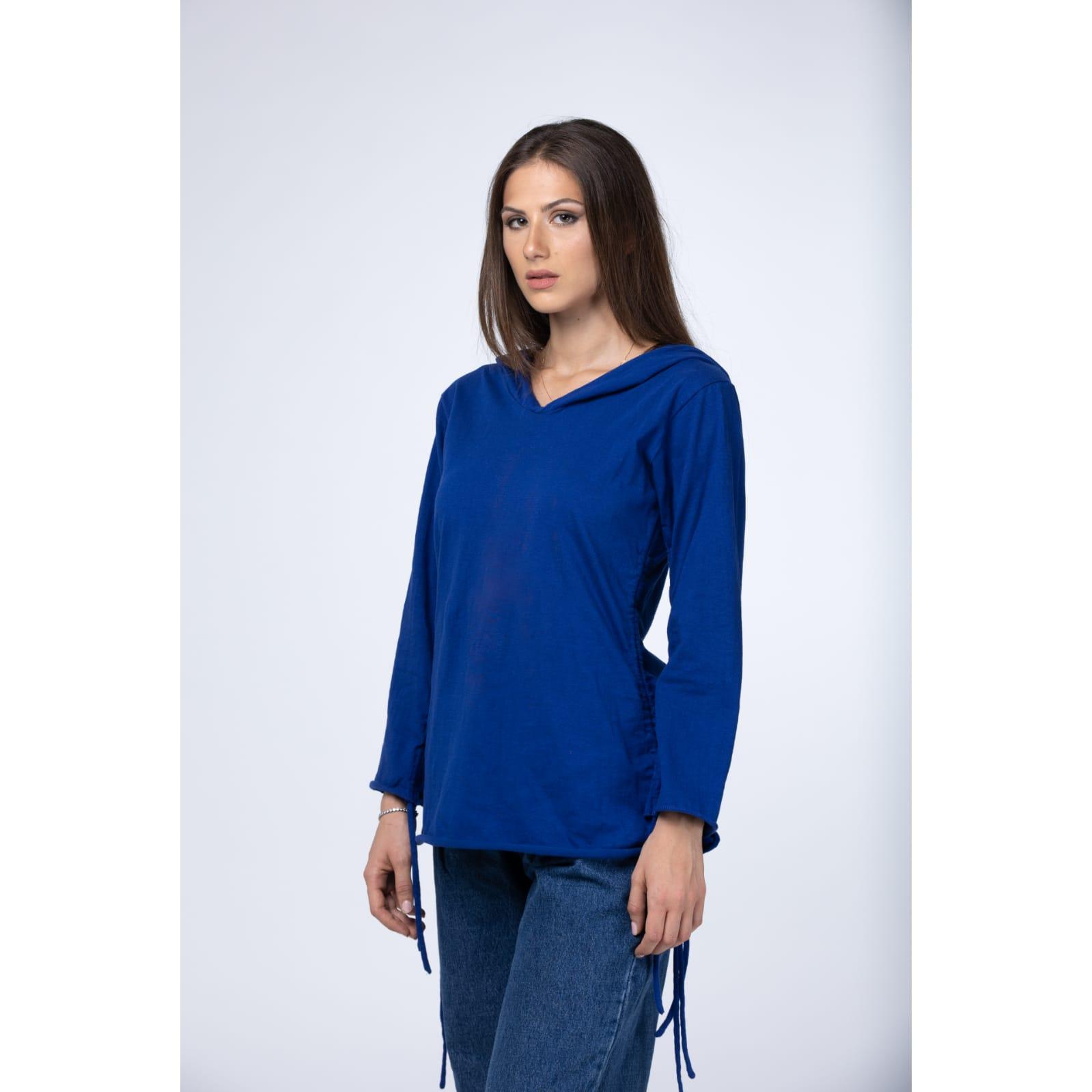 Poonam - Felpa Etnica Blu