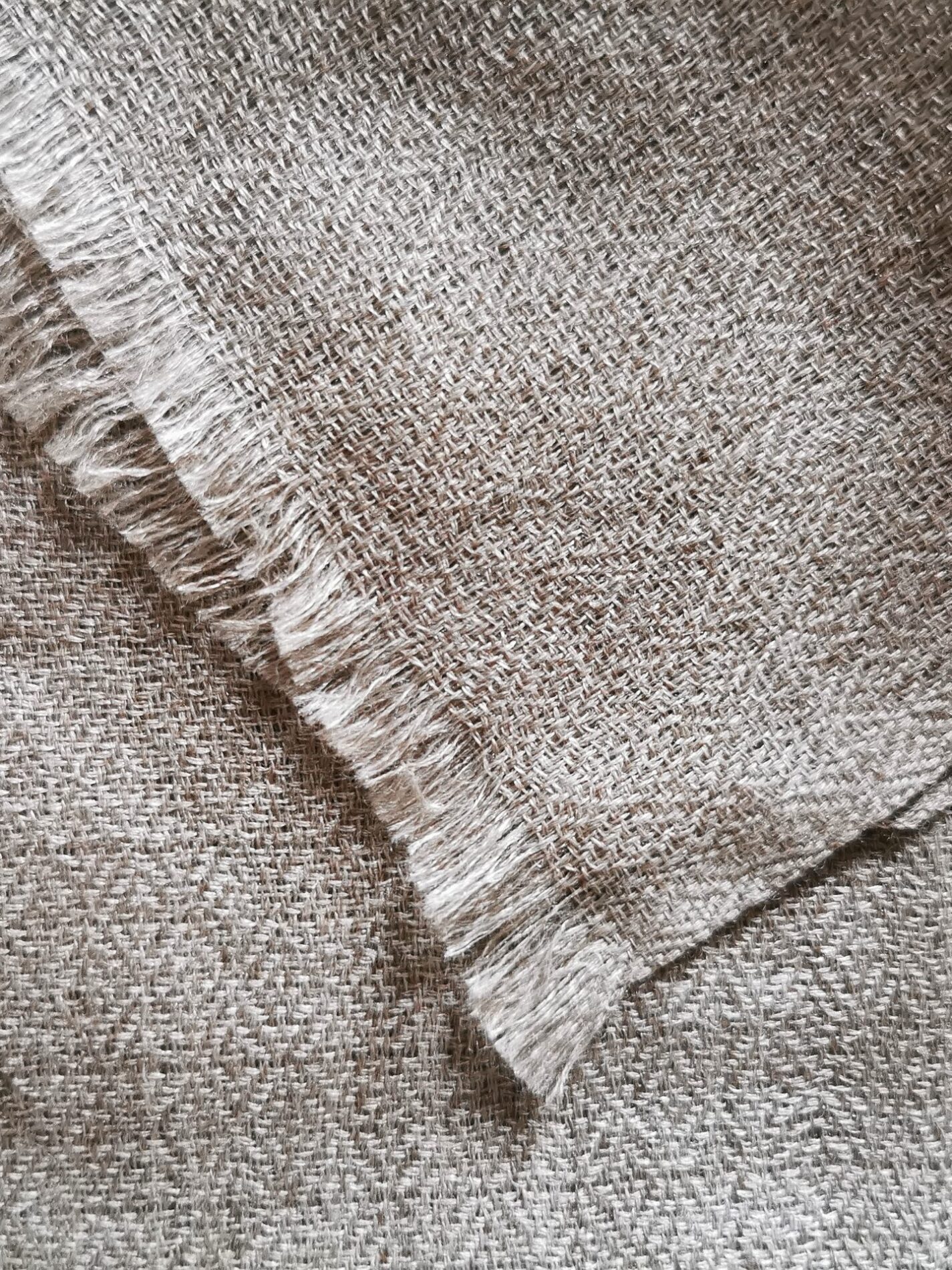 Sciarpa in Lana Merinos - Grigio Scuro