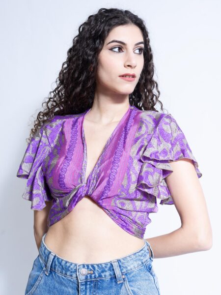 Wrap Top  lilla – Bengala