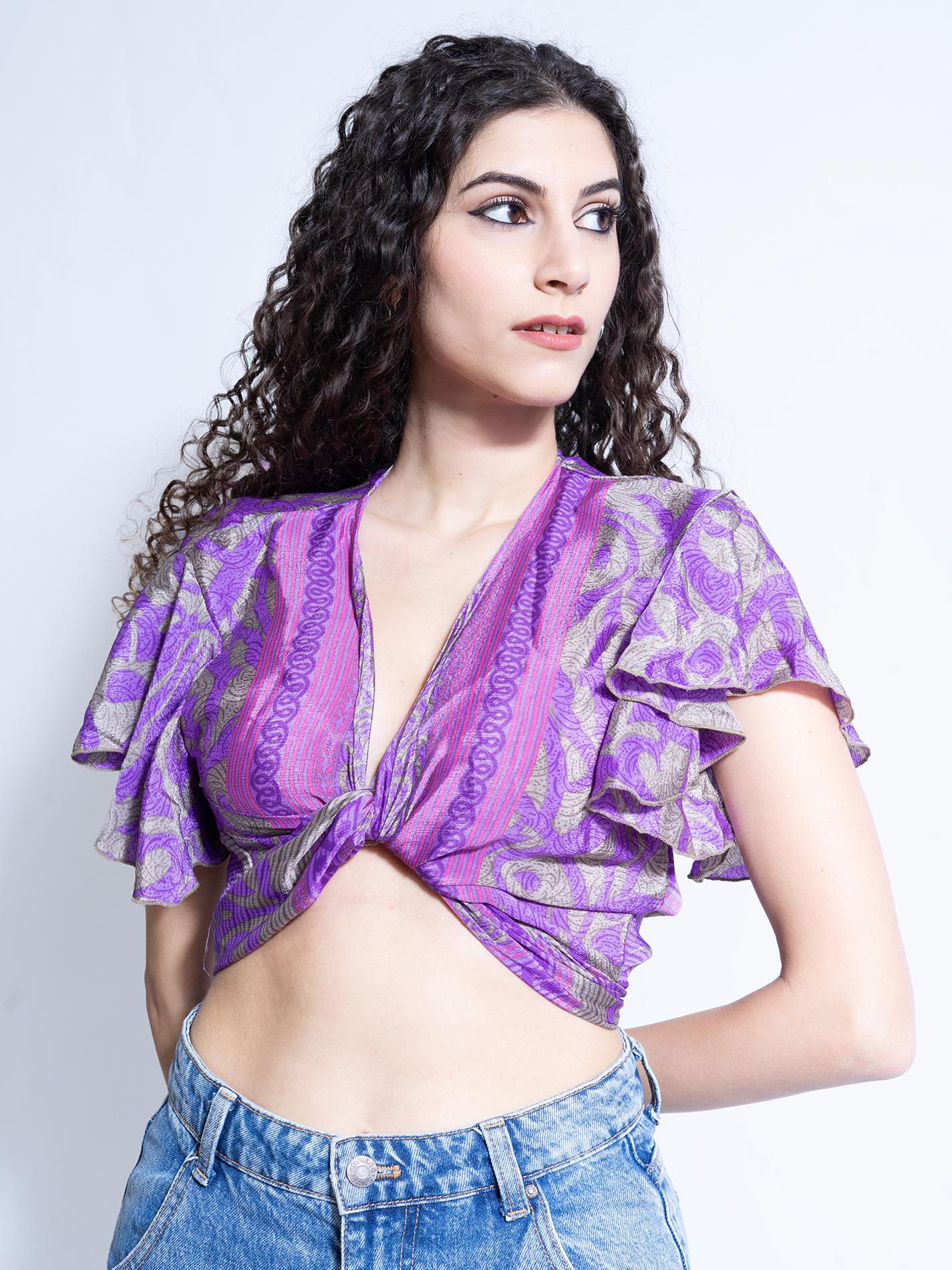 Wrap Top  lilla – Bengala