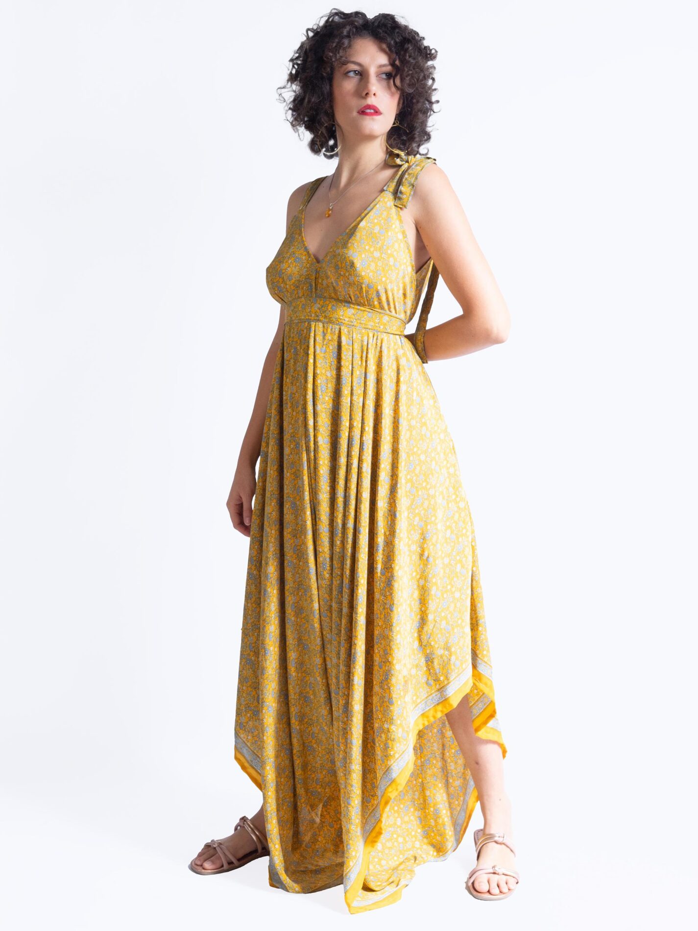 Tuta jumpsuit giallo – Yoga