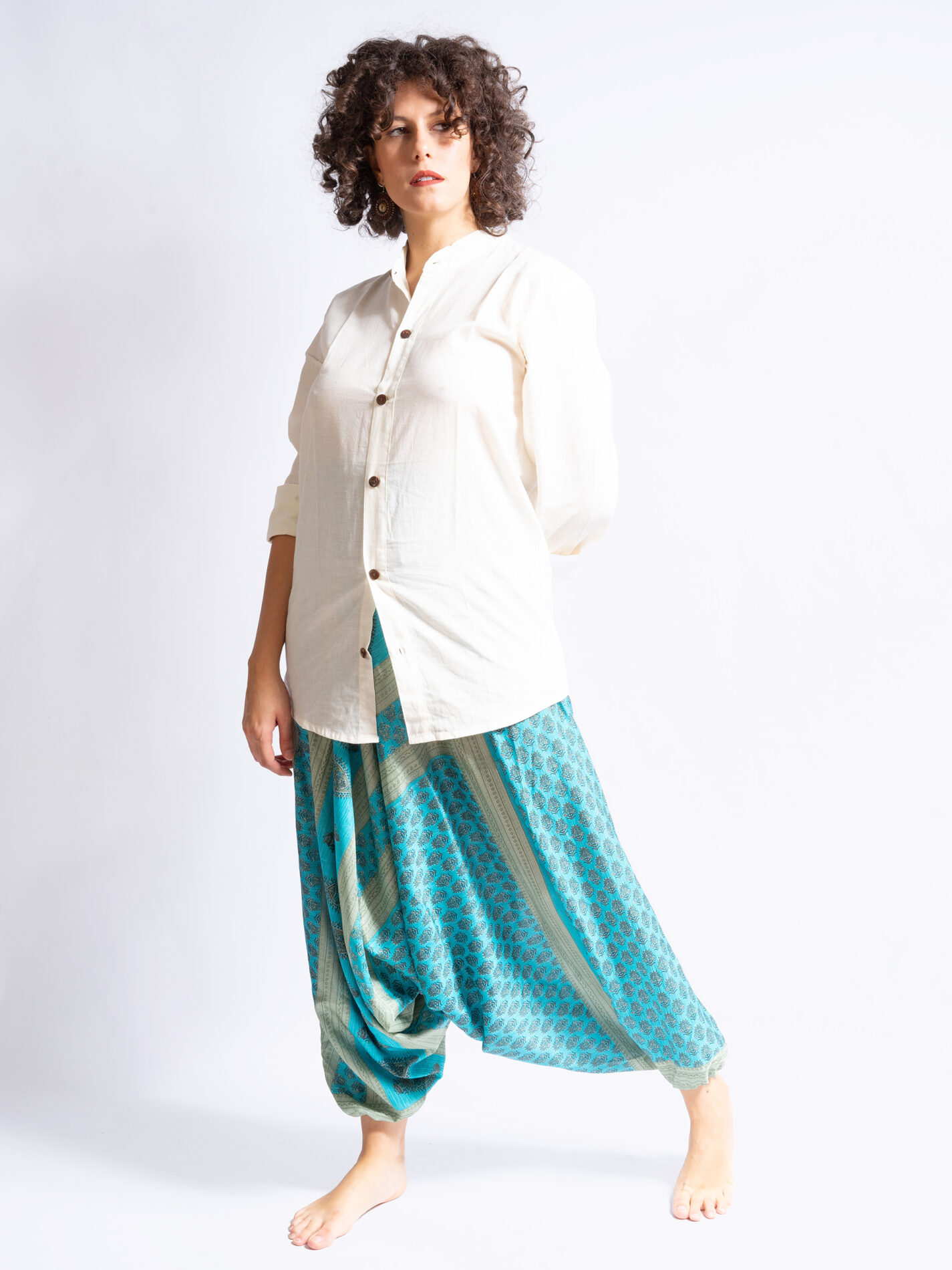 Pantalone afgano azzurro – Goa