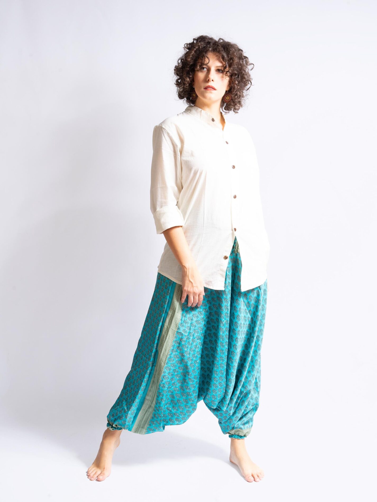 Pantalone afgano azzurro – Goa
