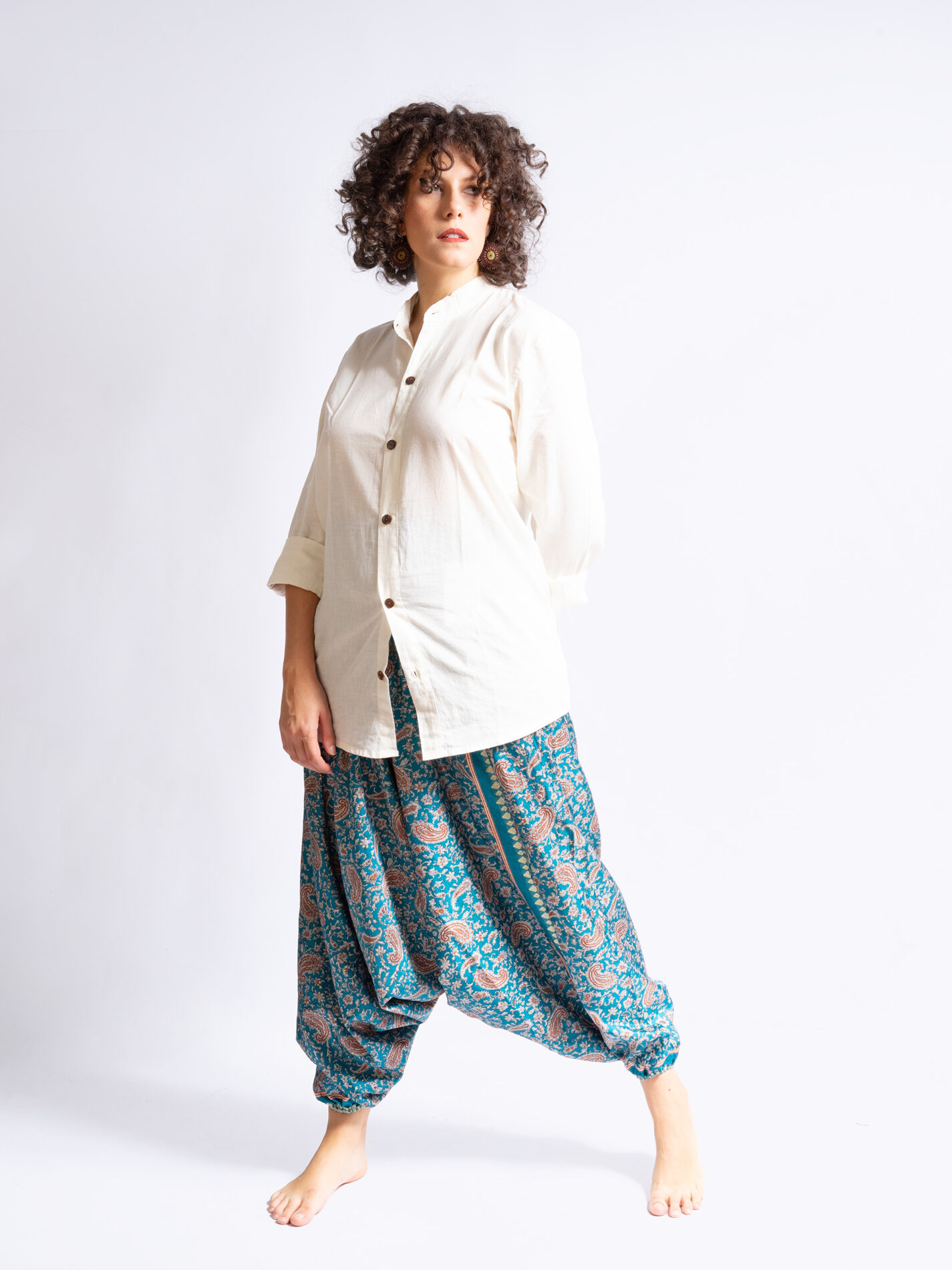Pantalone afgano azzurro – Goa