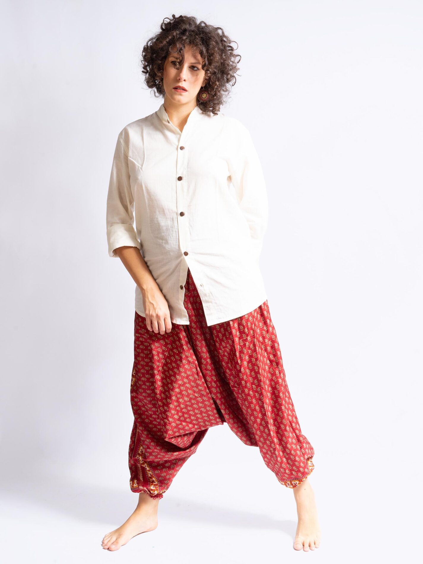 Pantalone afgano rosso – Goa