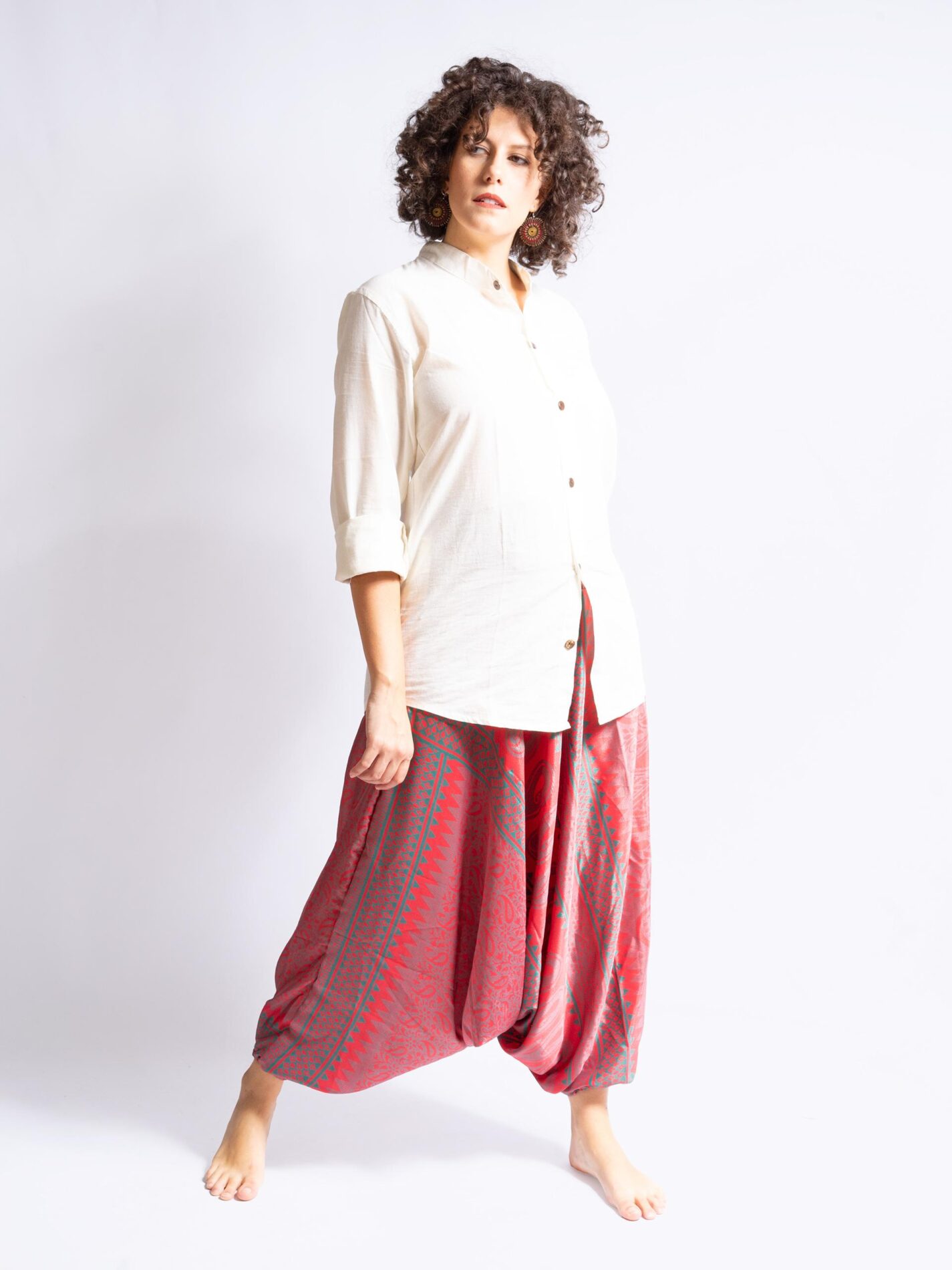 Pantalone afgano rosso – Goa