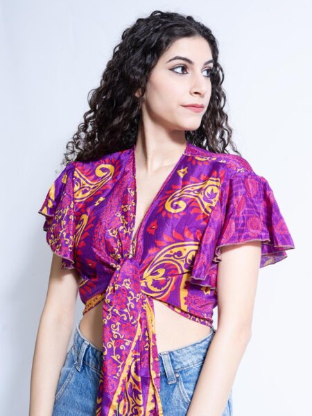 Wrap Top viola – Bengala