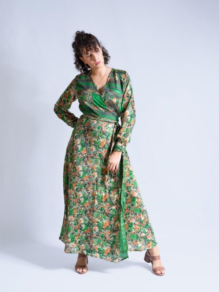 Kimono verde – Tibet