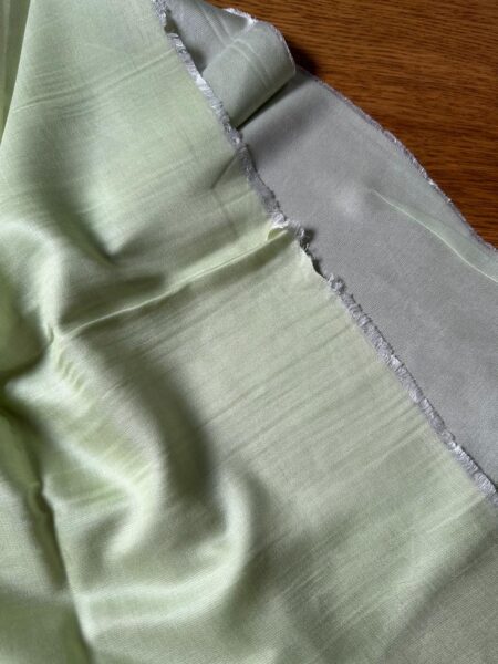 Sciarpa in Seta e Viscosa Double Face - Verde primavera