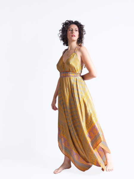 Tuta jumpsuit giallo – Yoga