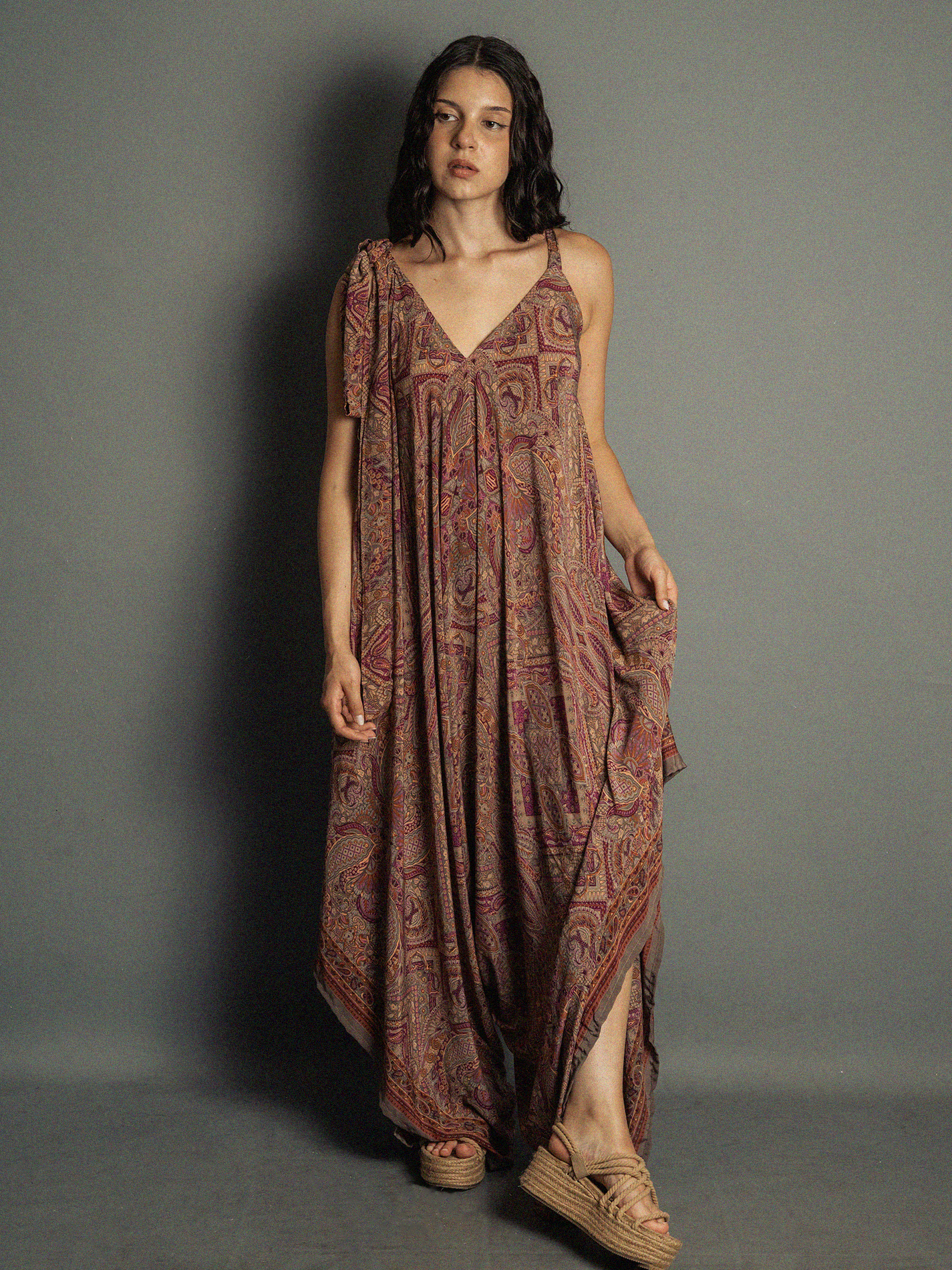 Tuta jumpsuit viola – Yoga