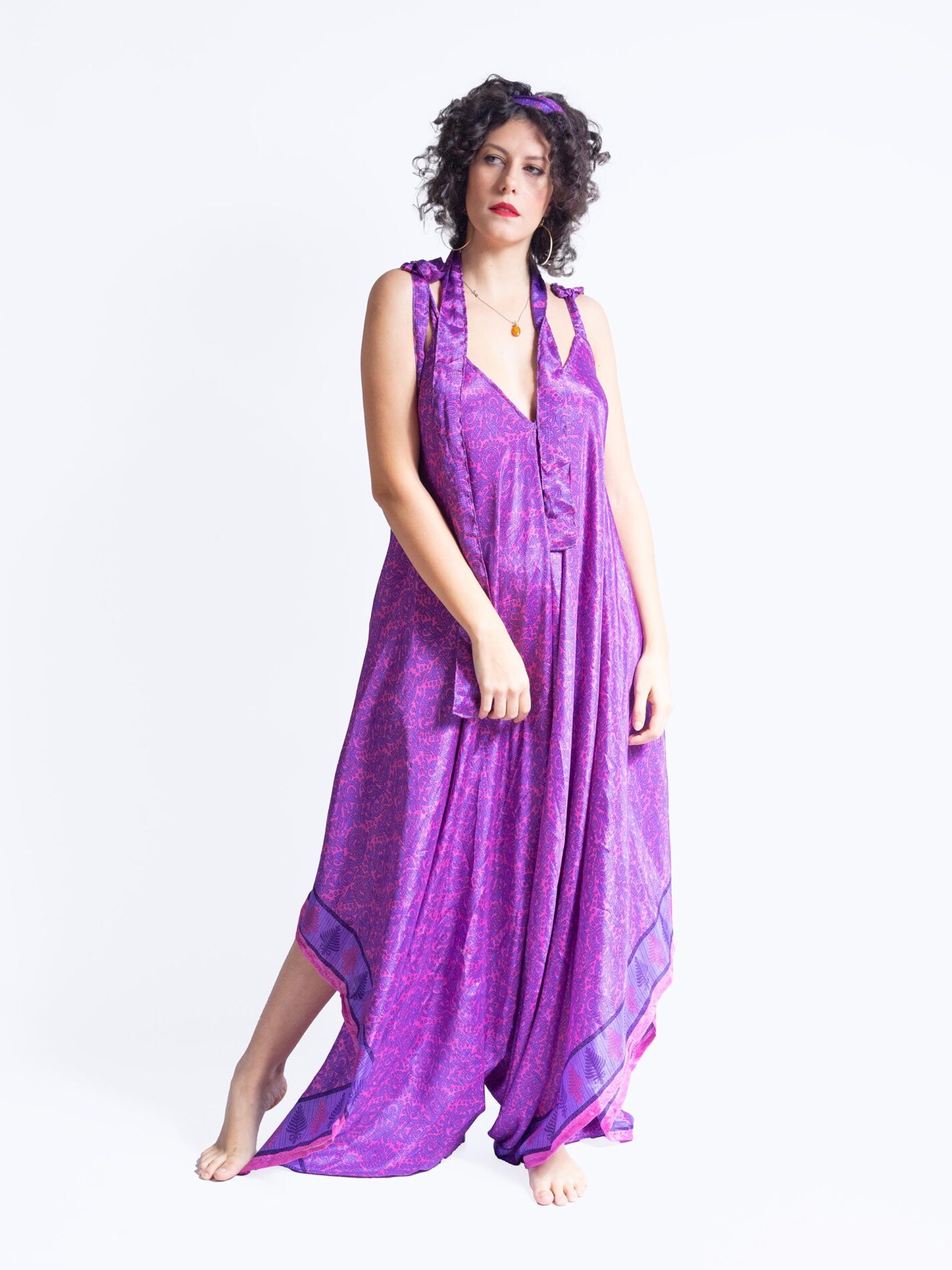 Tuta jumpsuit viola – Yoga