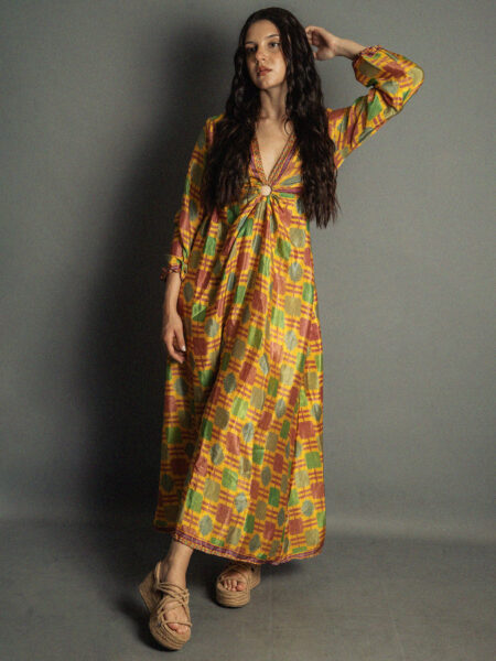 Abito Lungo con Anello giallo - Orissa