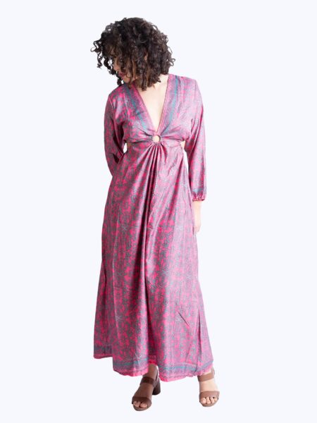 Abito Lungo con Anello rosa - Orissa