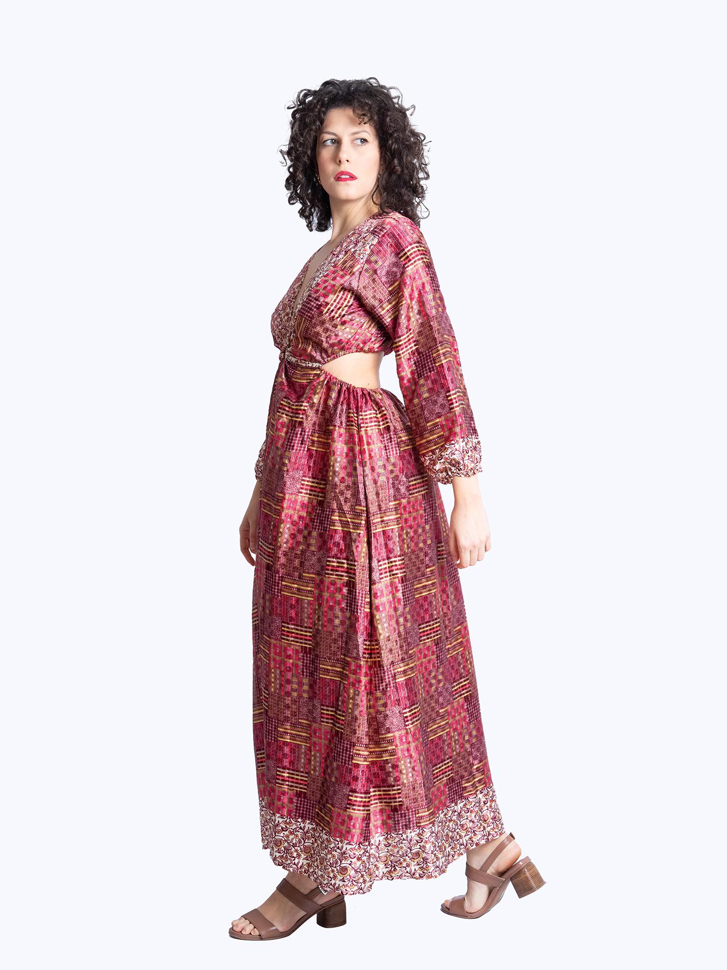 Abito Lungo con Anello rosso - Orissa