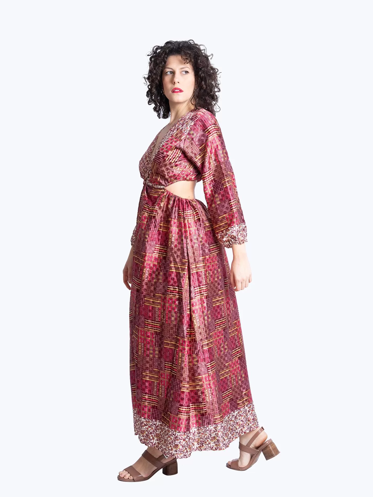 Abito Lungo con Anello rosso - Orissa