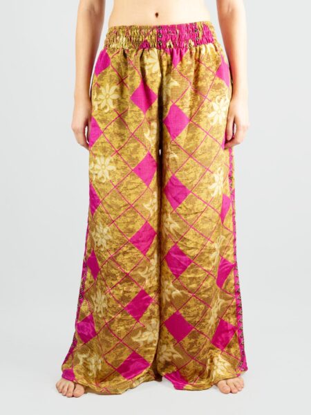 Pantalone ocra e rosa - Lucknow