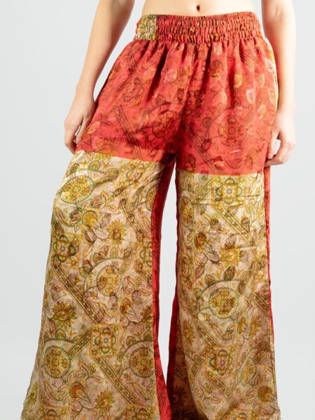 Pantalone ocra e rosso - Lucknow