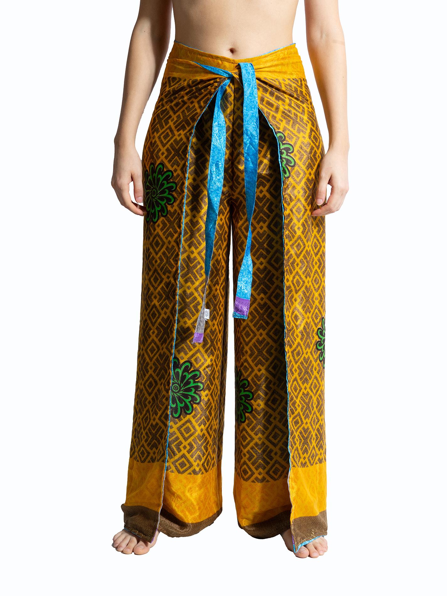 PantaPareo azzurro e giallo - Jain