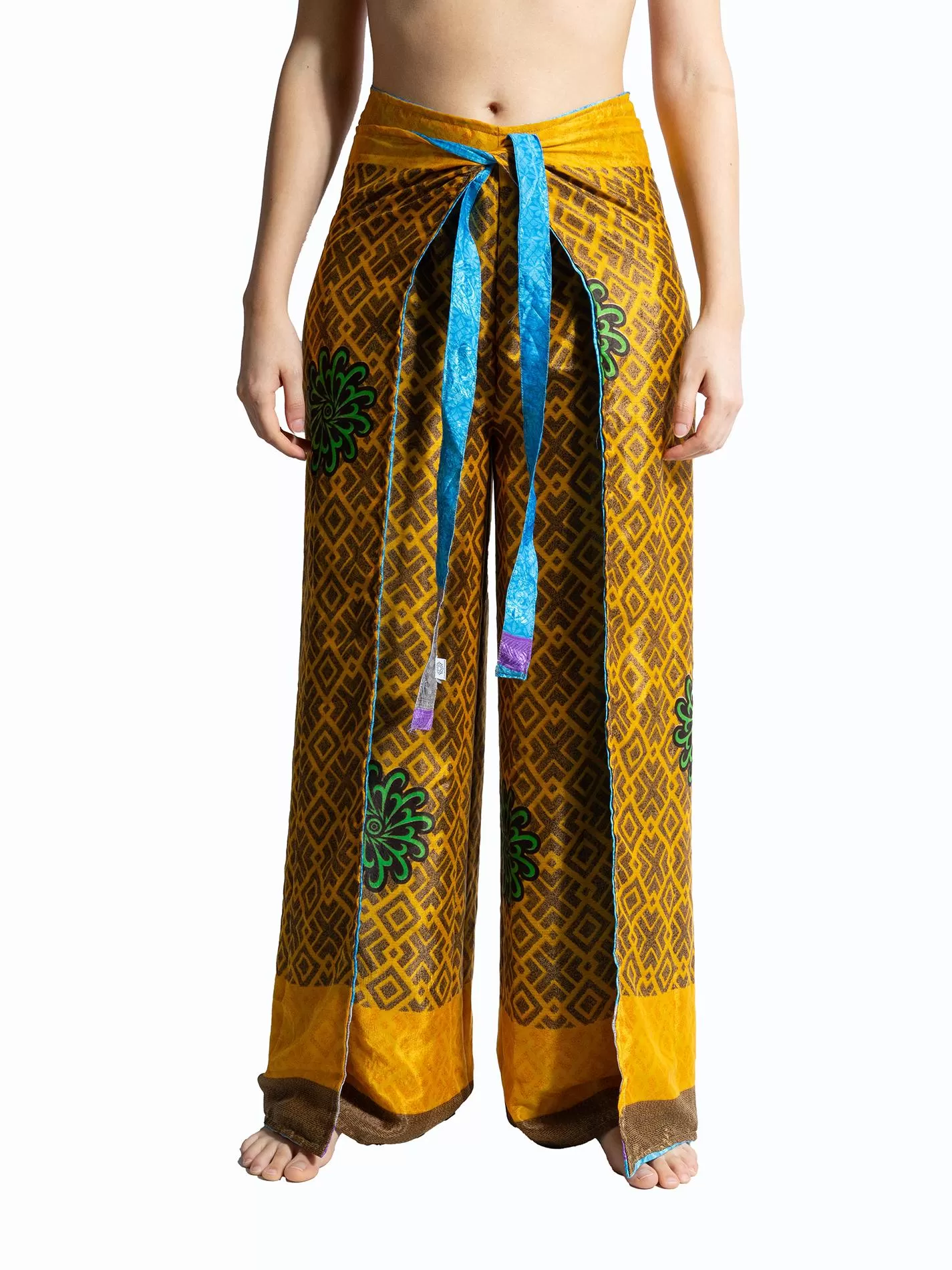 PantaPareo azzurro e giallo - Jain