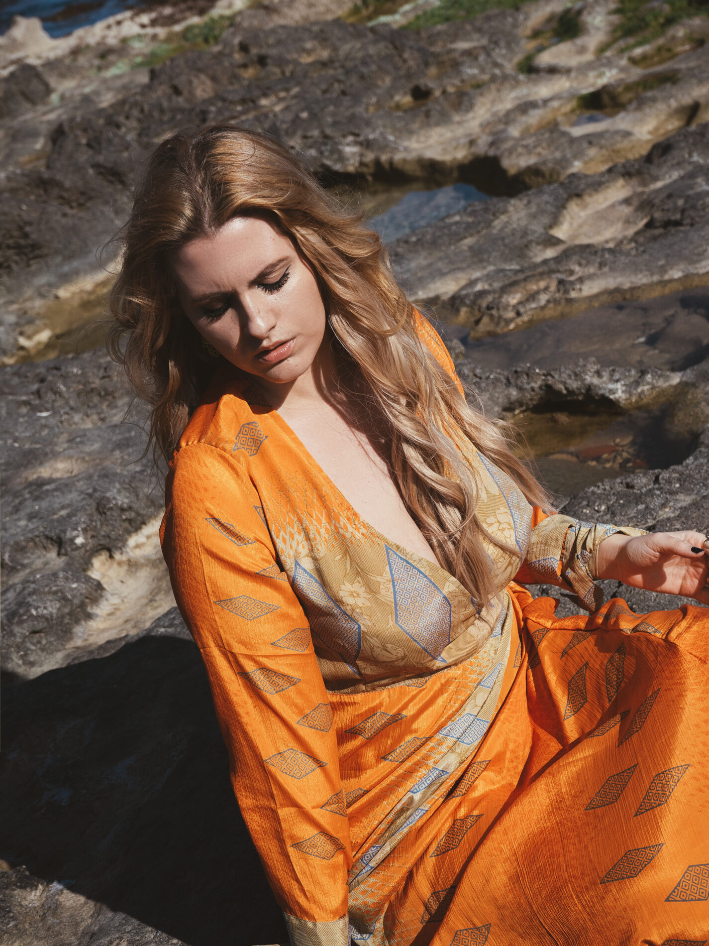 Kimono arancione – Tibet