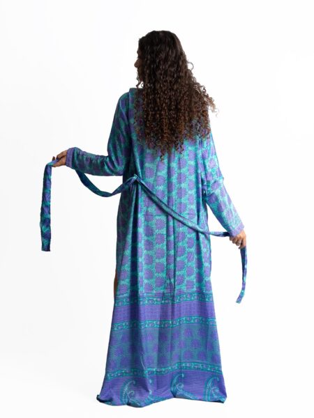 Kimono aperto celeste - Gujarat (2)