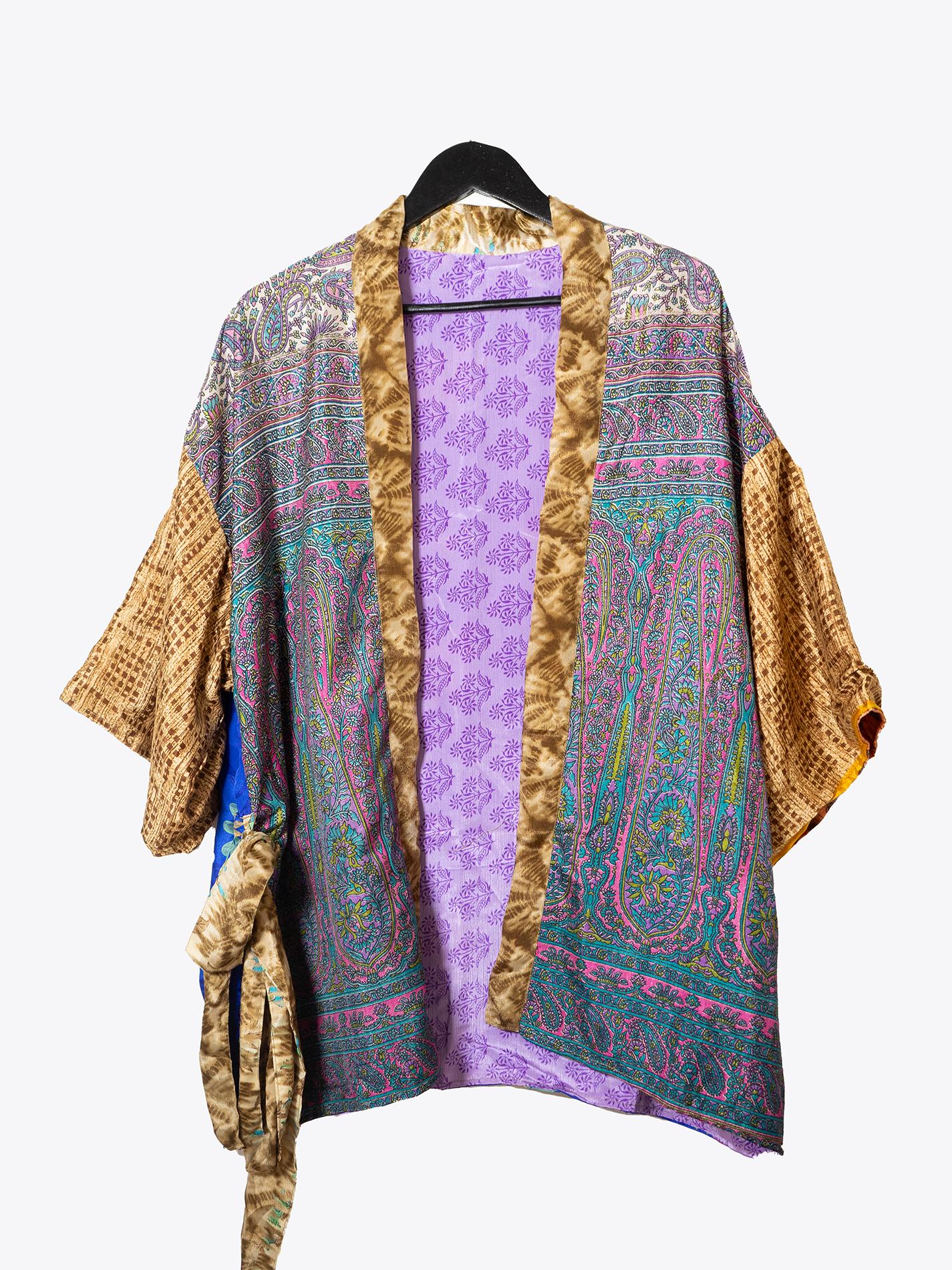 Kimono Corto Patchwork Reversibile N.1
