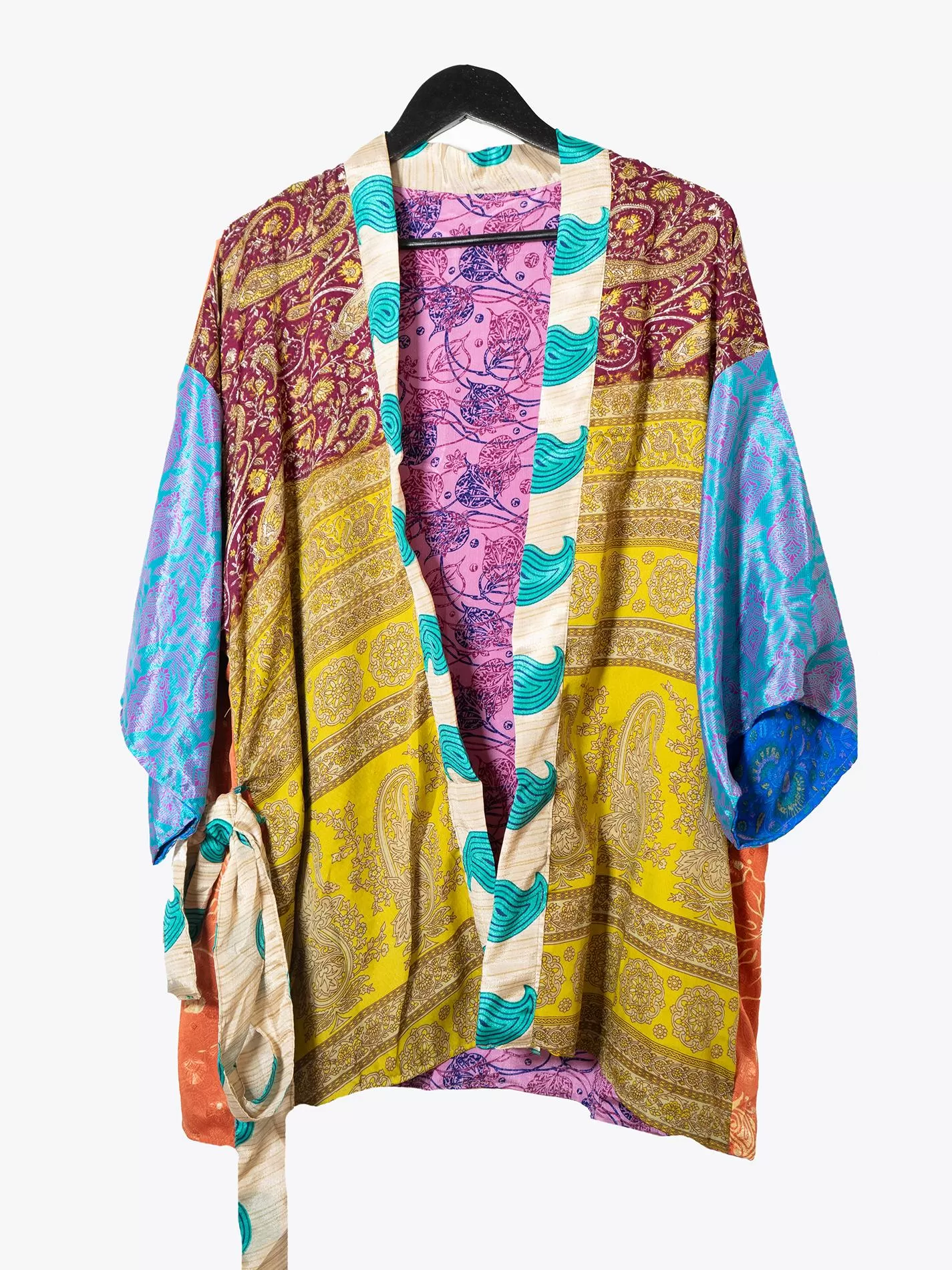 Kimono Corto Patchwork Reversibile N.5