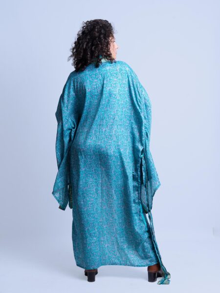 Kimono Manica Larga celeste - Surat (2)