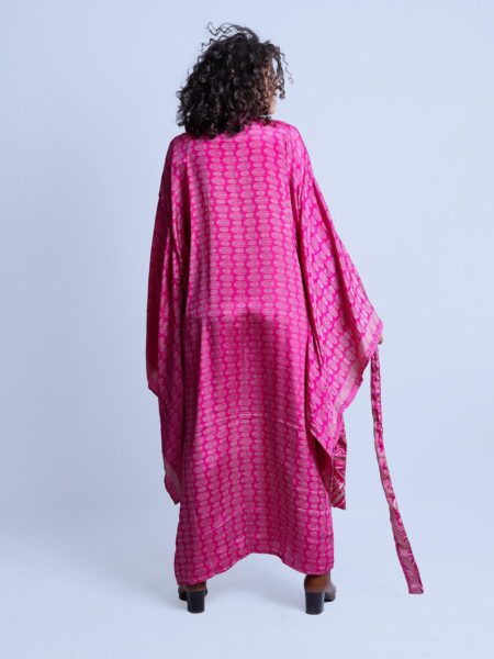 Kimono Manica Larga fucsia - Surat (2)