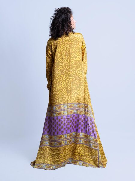 Kimono aperto ocra - Gujarat (2)