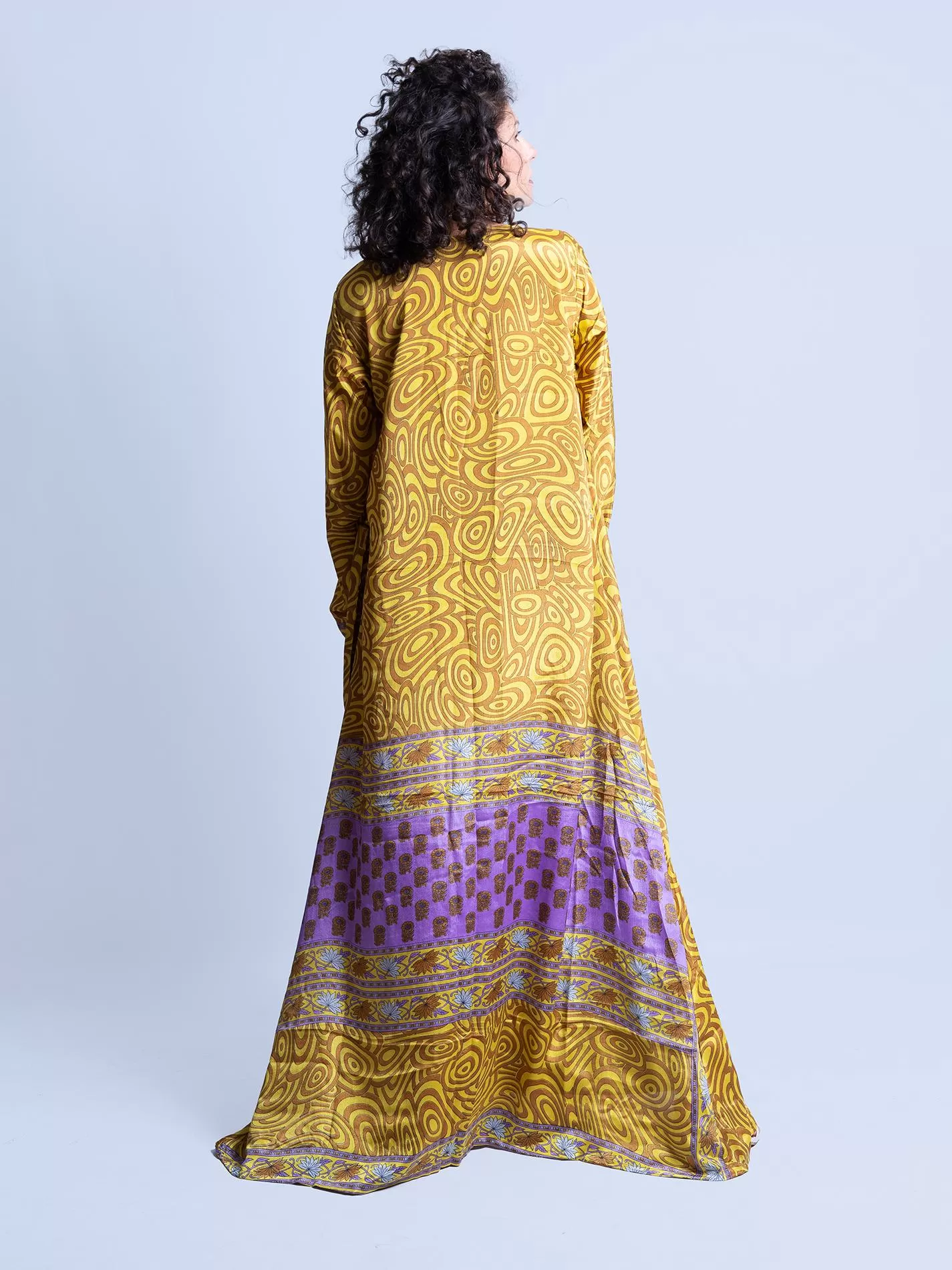 Kimono aperto ocra - Gujarat