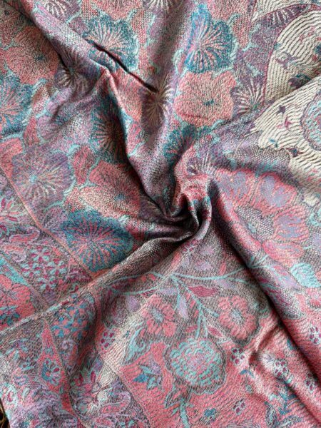 Sciarpa Jamawar in Seta e Viscosa 12