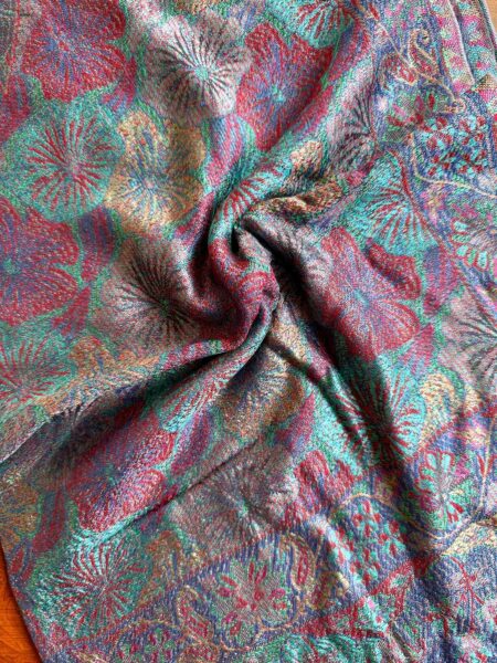 Sciarpa Jamawar in Seta e Viscosa 14